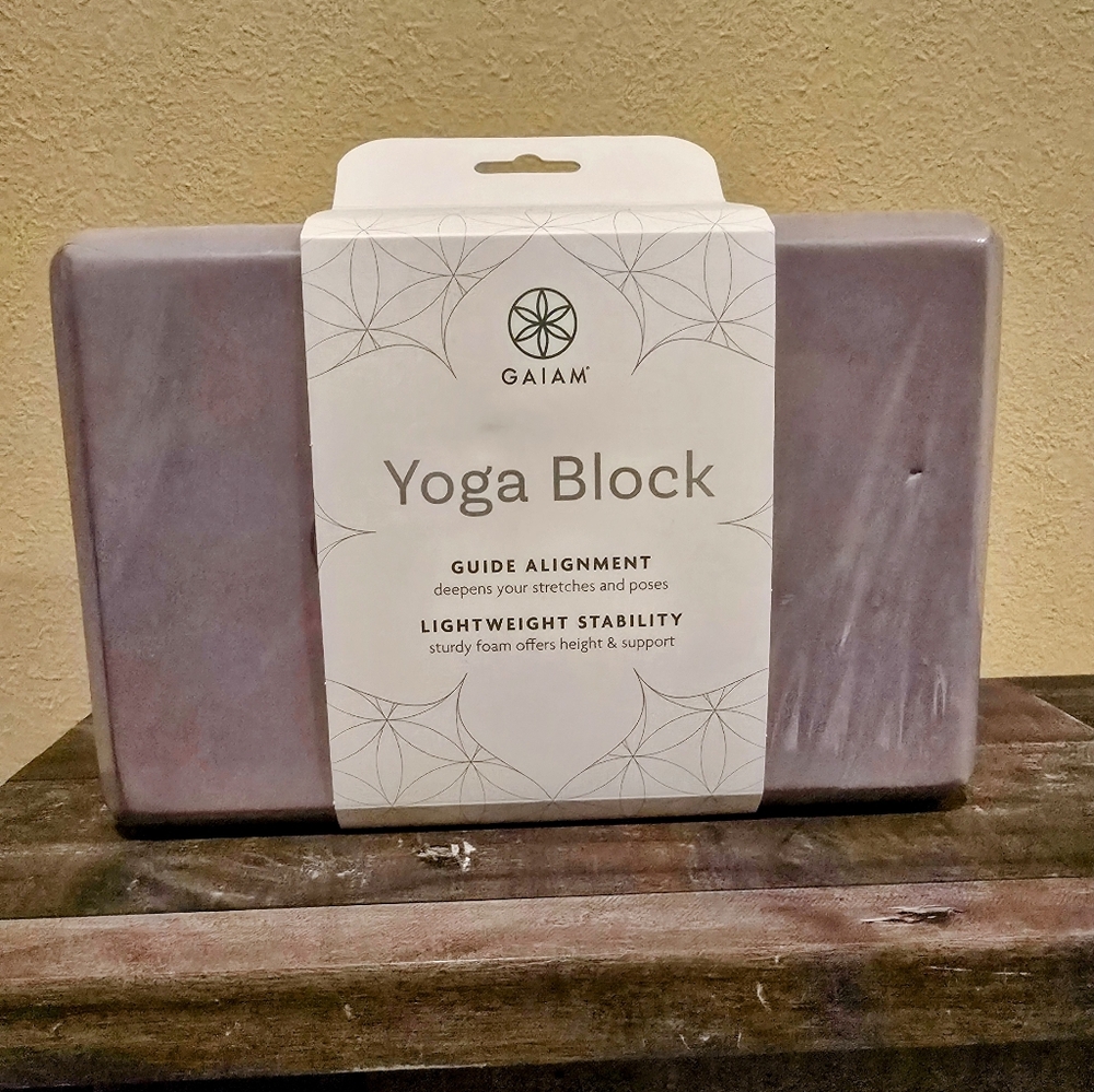 Gaiam Purple Yoga Block